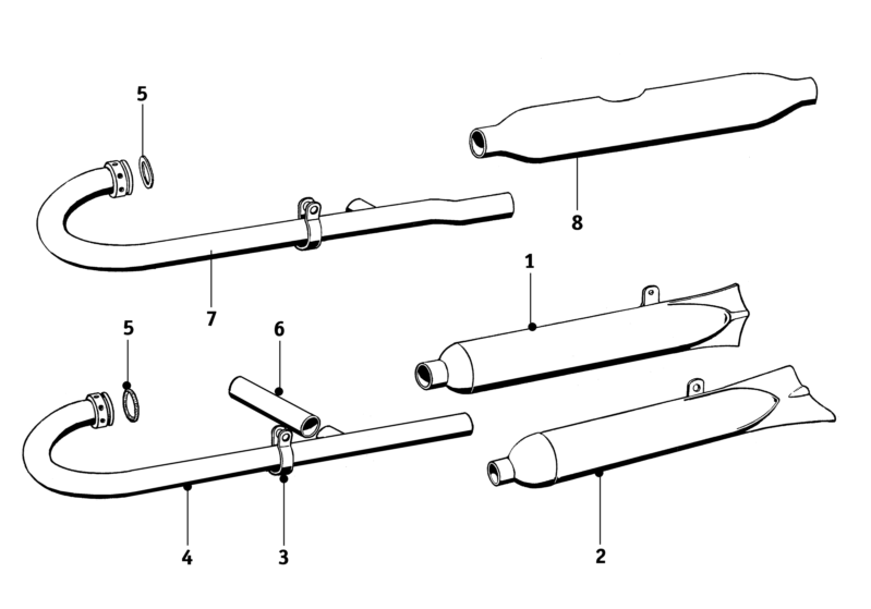 2Into1 exhaust pipes for bmw motorcycles #7