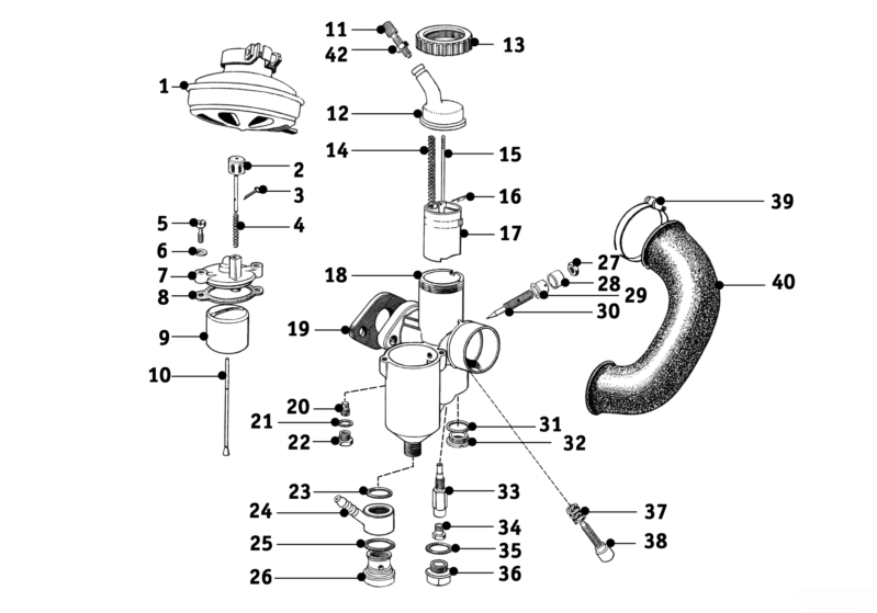 Bing carburetor bmw r25 #2