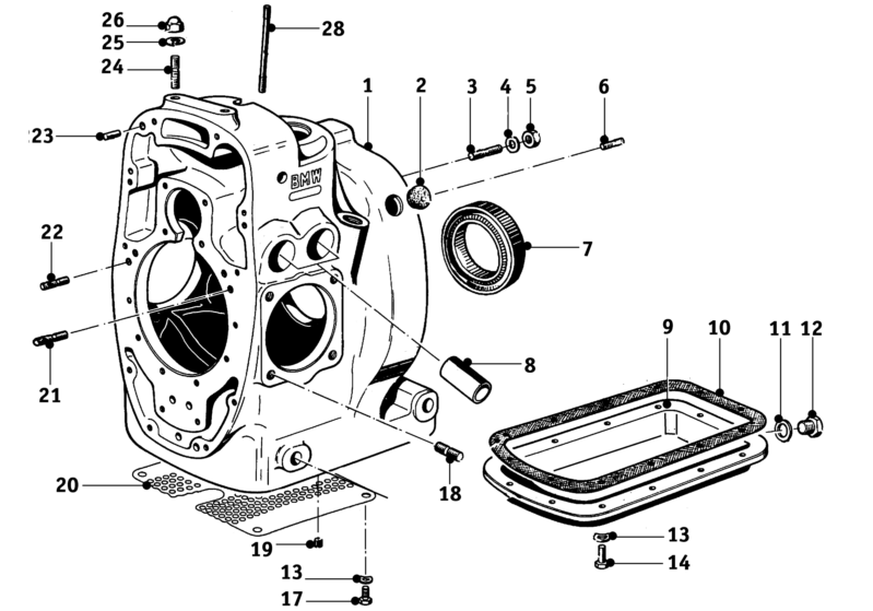 Crankcase R50 - R69S - Salis Parts Salis Parts