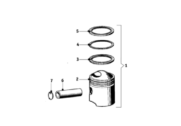 Pistons R50 - R69S - Salis Parts Salis Parts