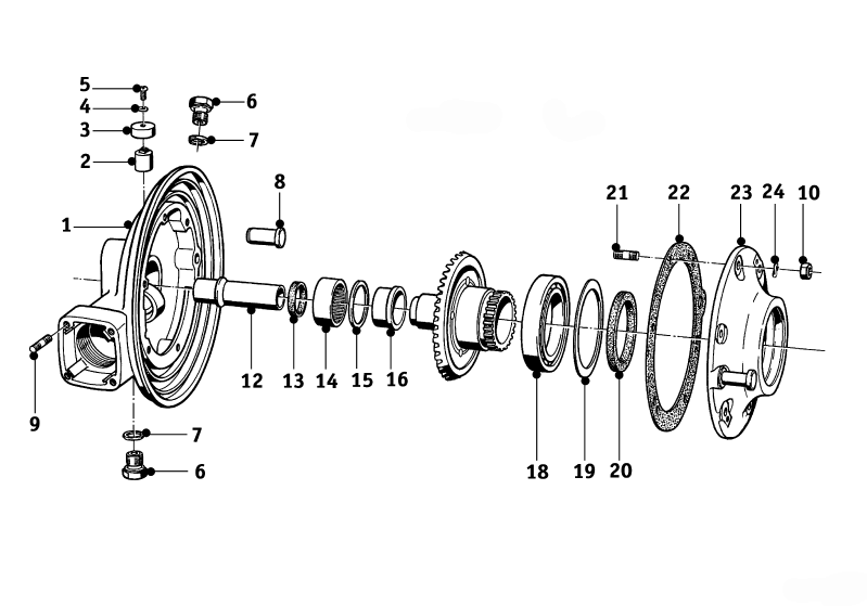 Final drive R50 - R69S - Salis Parts Salis Parts