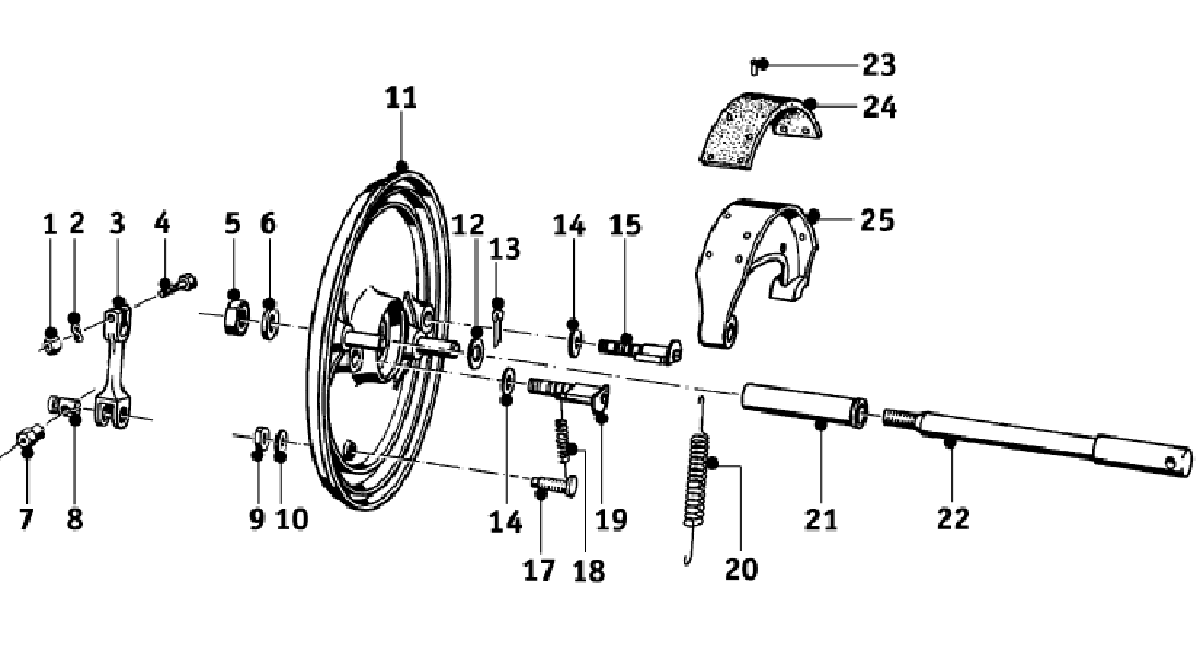 Front brake R50 - R69S - Salis Parts Salis Parts