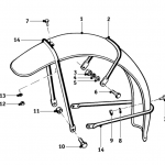 BMW R68 Front fender