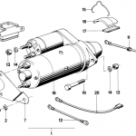 BMW R50-5 to R90S Starter installing set