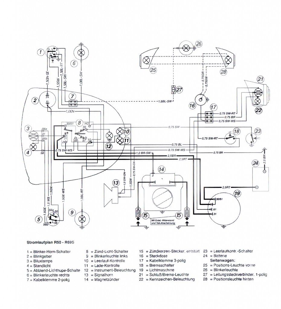 Wiring Diagram R50 R69s 6v Salis Parts Salis Parts