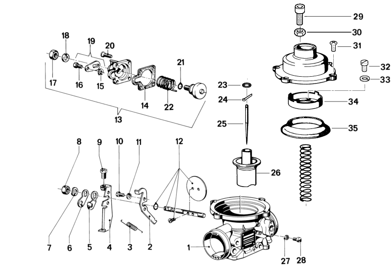 BMW R50/5 - R90S Bing carburetor